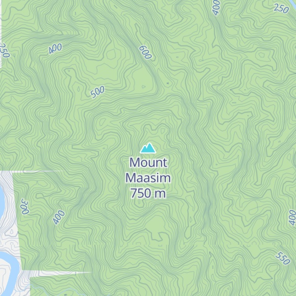 Map of Mount Maasim