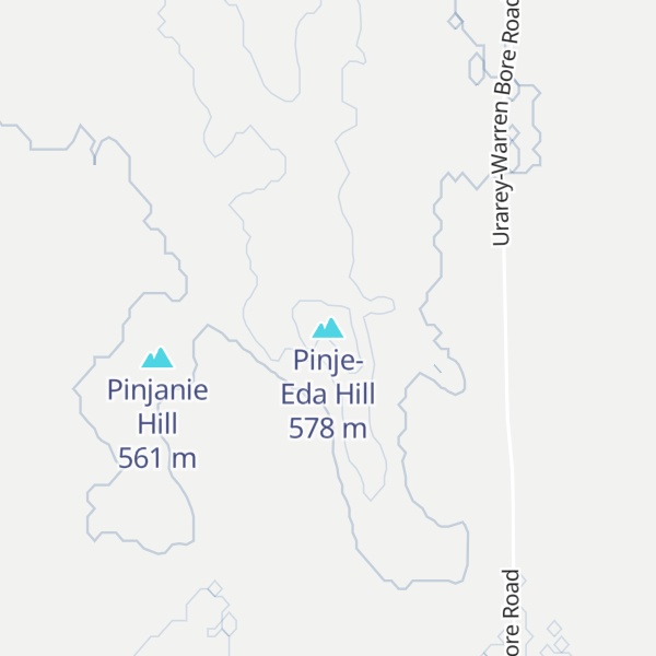 Map of Pinje-Eda Hill