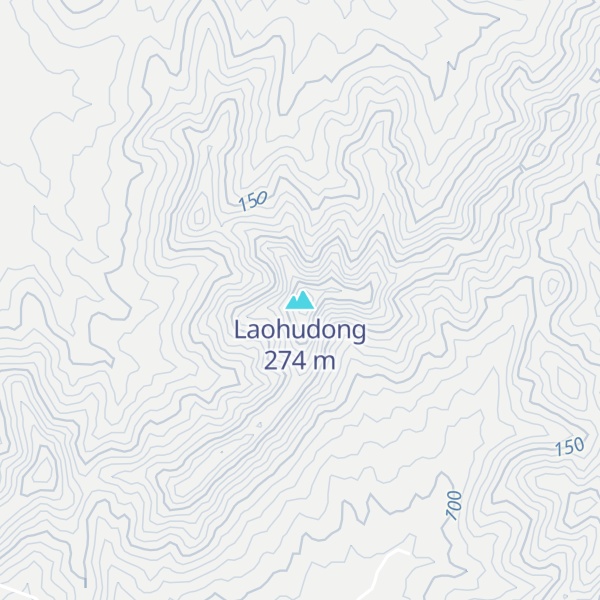 Map of Laohudong