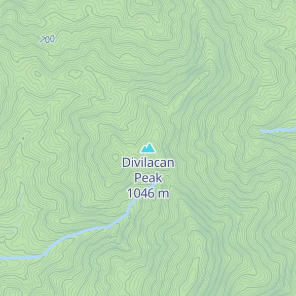 Map of Divilacan Peak