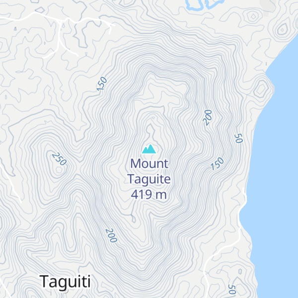 Map of Mount Taguite