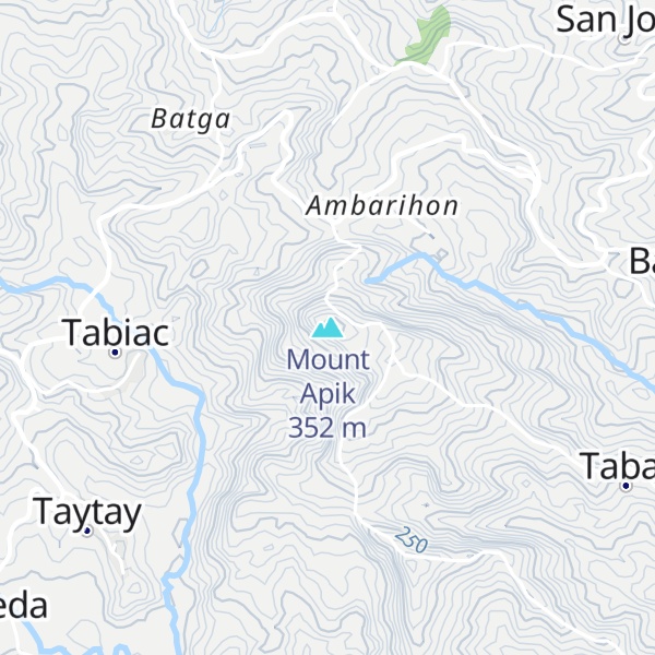 Map of Mount Apik