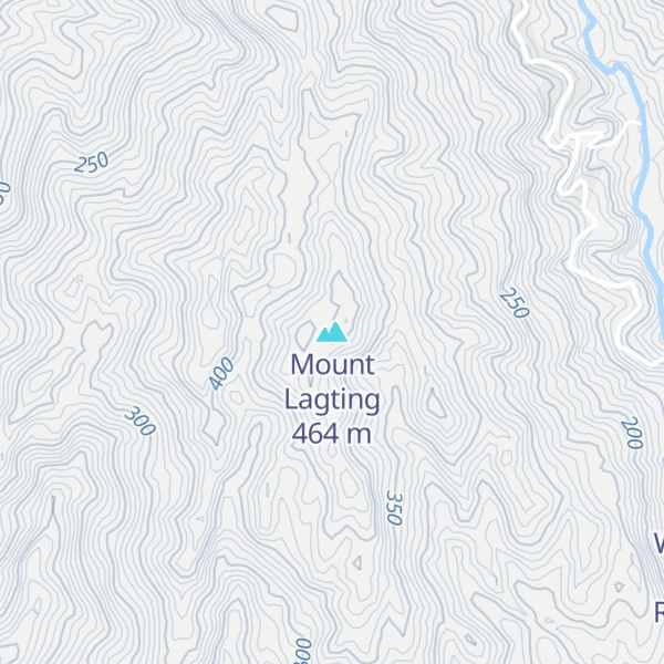 Map of Mount Lagting