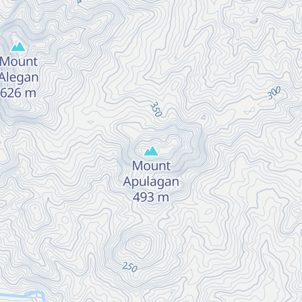 Map of Mount Apulagan