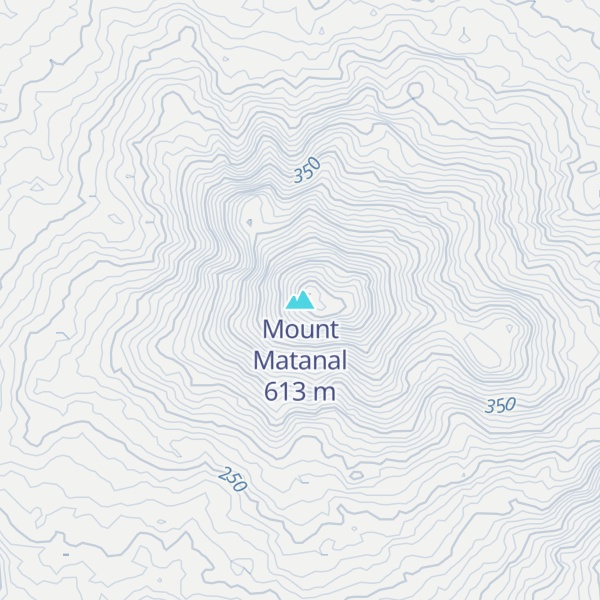 Map of Mount Matanal