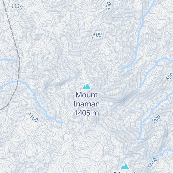 Map of Mount Inaman