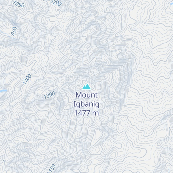 Map of Mount Igbanig