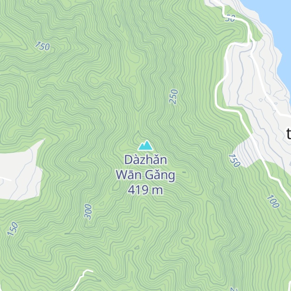 Map of Dàzhǎn Wān Gǎng