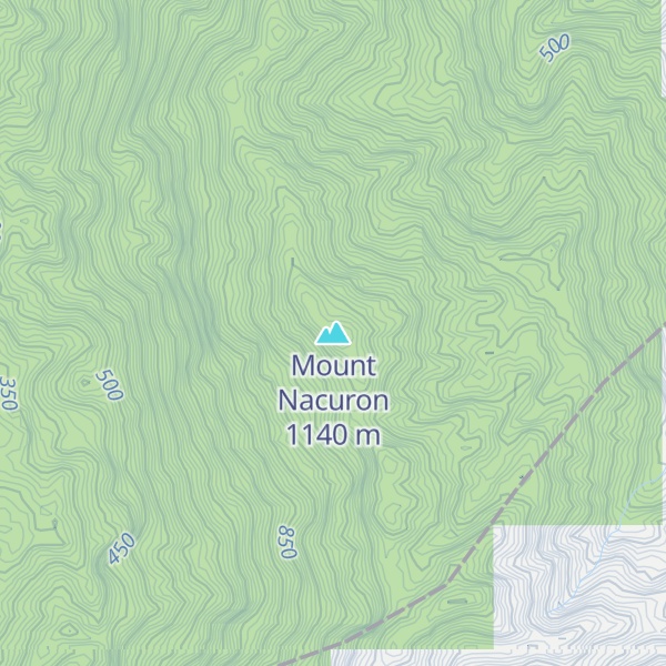 Map of Mount Nacuron