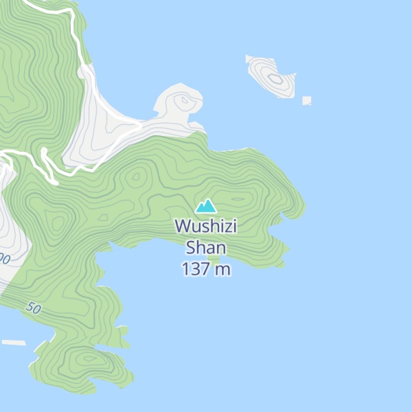 Map of Wushizi Shan