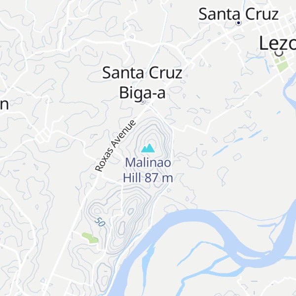 Map of Malinao Hill