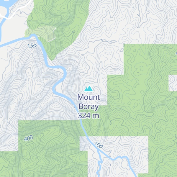 Map of Mount Boray