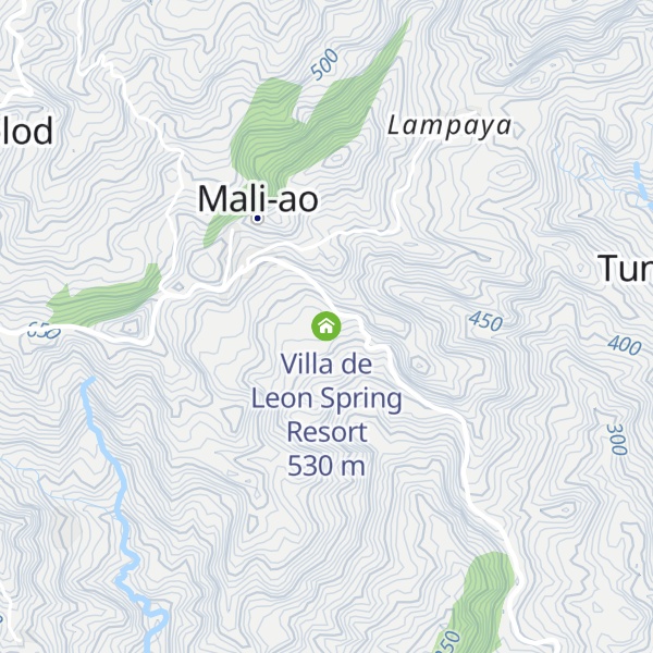 Map of Villa de Leon Spring Resort