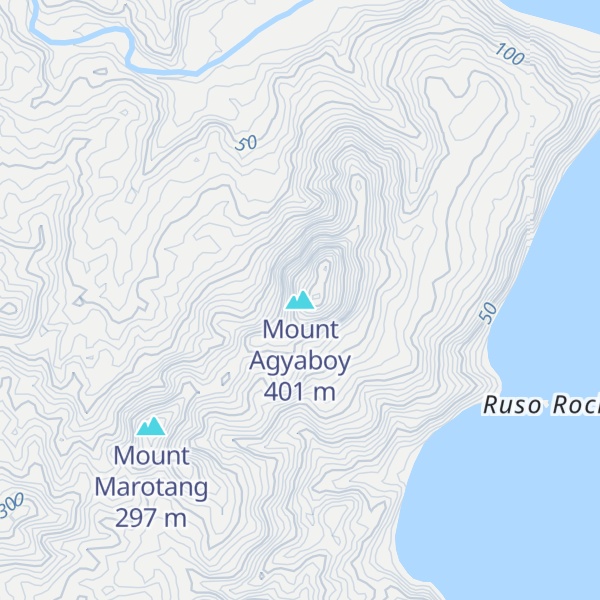 Map of Mount Agyaboy
