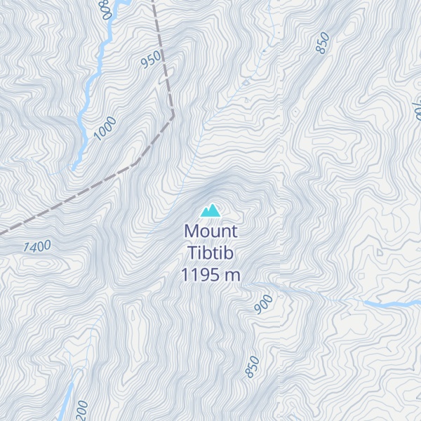 Map of Mount Tibtib