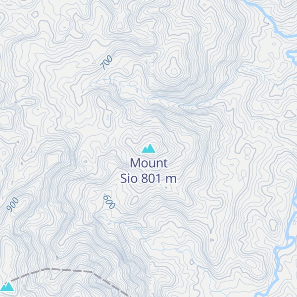 Map of Mount Sio