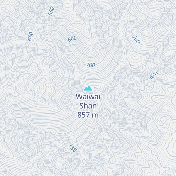 Map of Waiwai Shan