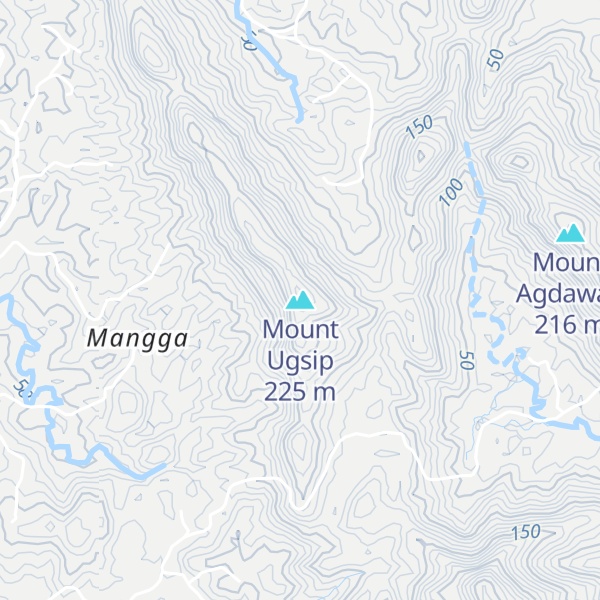Map of Mount Ugsip