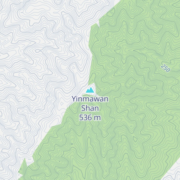 Map of Yinmawan Shan