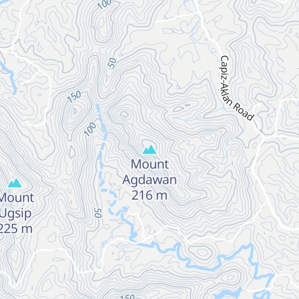 Map of Mount Agdawan