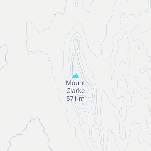 Map of Mount Clarke