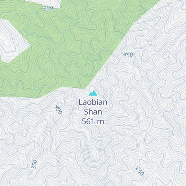 Map of Laobian Shan