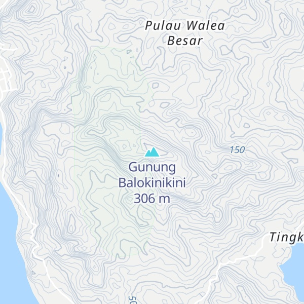 Map of Gunung Balokinikini