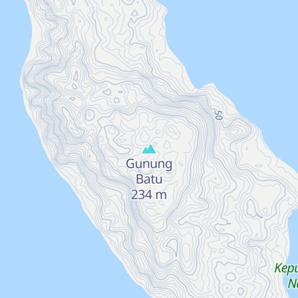 Map of Gunung Batu
