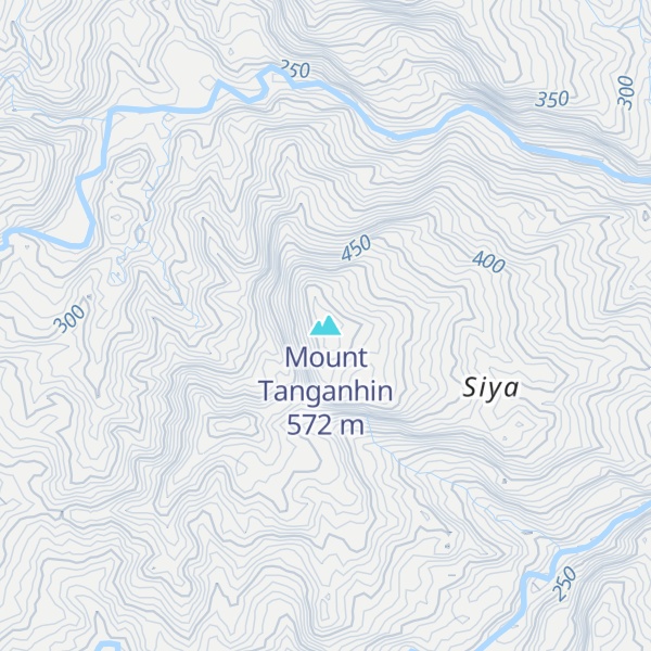 Map of Mount Tanganhin