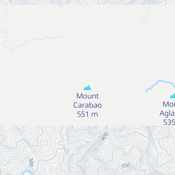 Map of Mount Carabao
