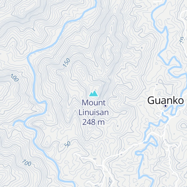 Map of Mount Linuisan