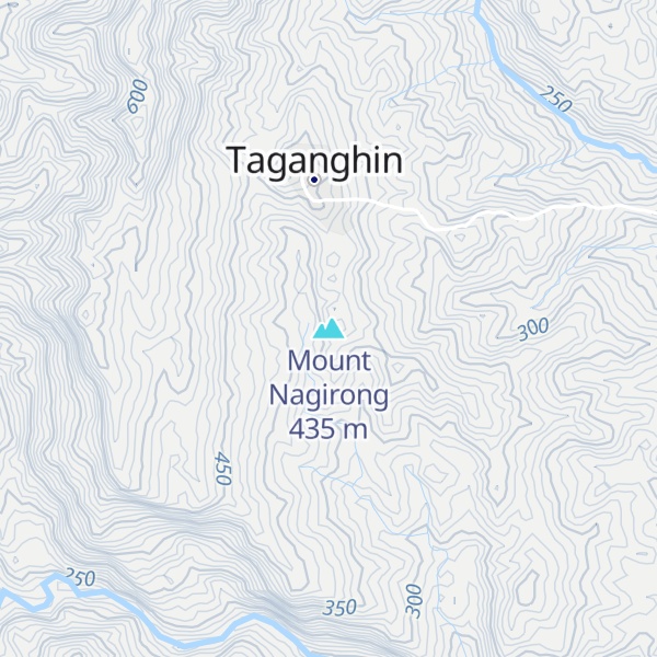 Map of Mount Nagirong