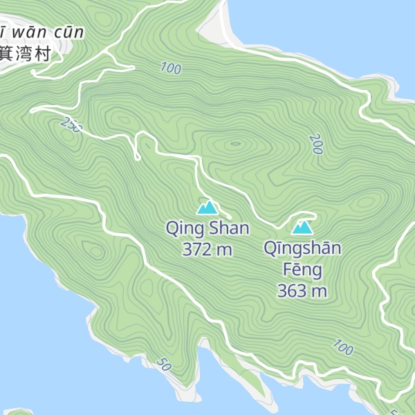 Map of Qing Shan