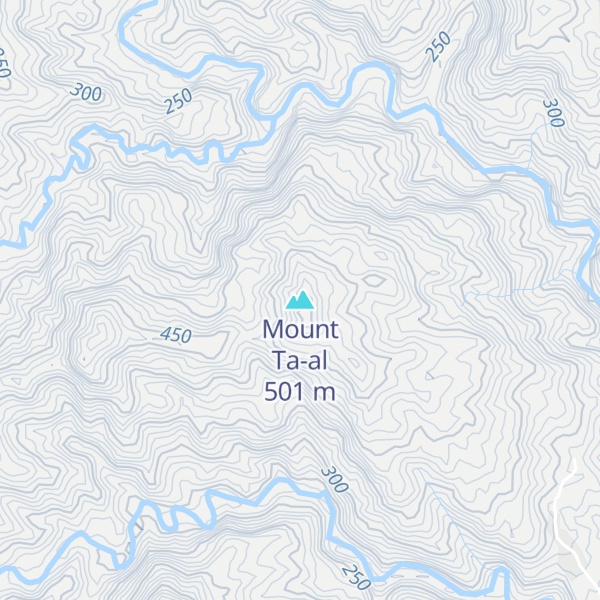 Map of Mount Ta-al