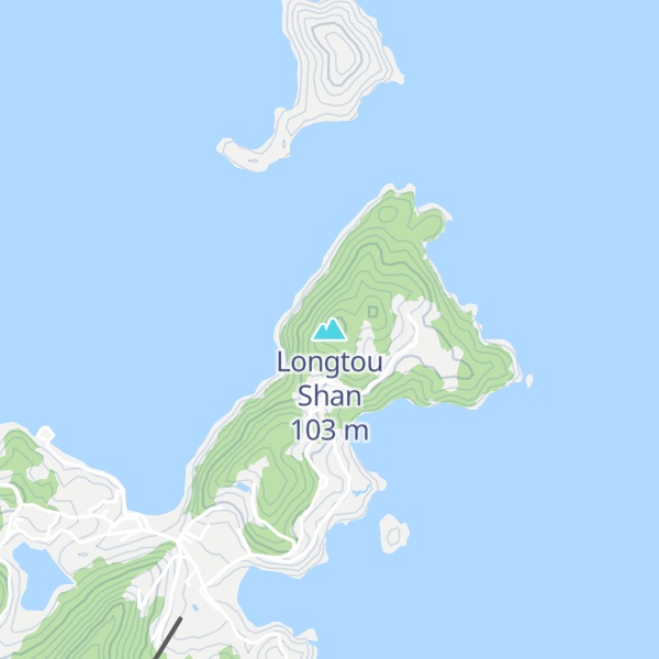 Map of Longtou Shan