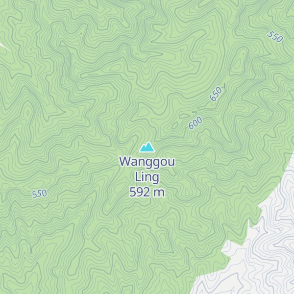 Map of Wanggou Ling