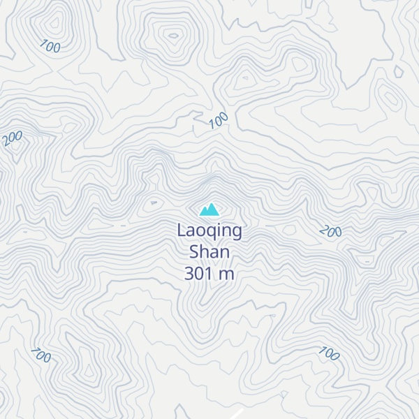 Map of Laoqing Shan
