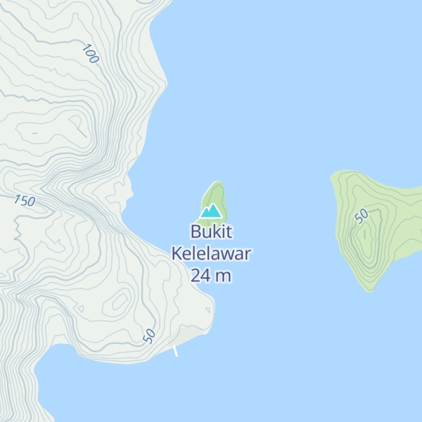 Map of Bukit Kelelawar