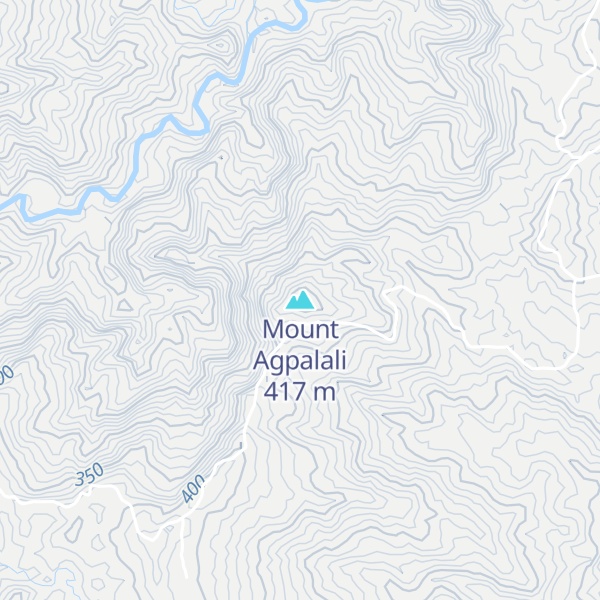 Map of Mount Agpalali