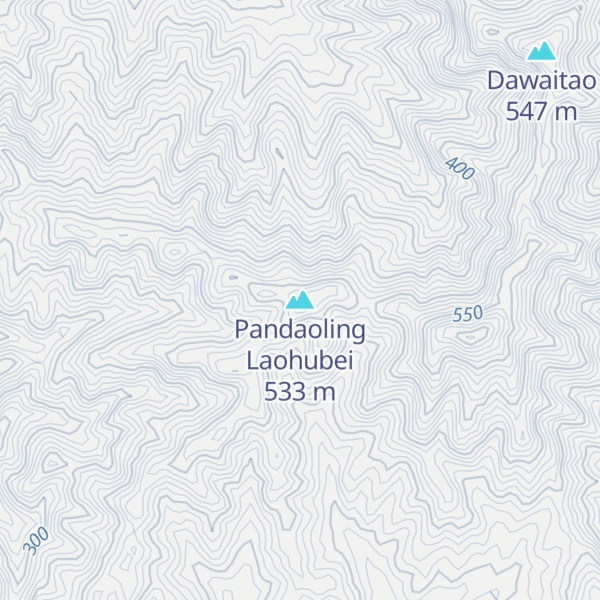 Map of Pandaoling Laohubei