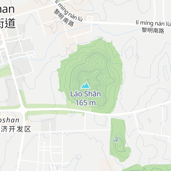Map of Láo Shān