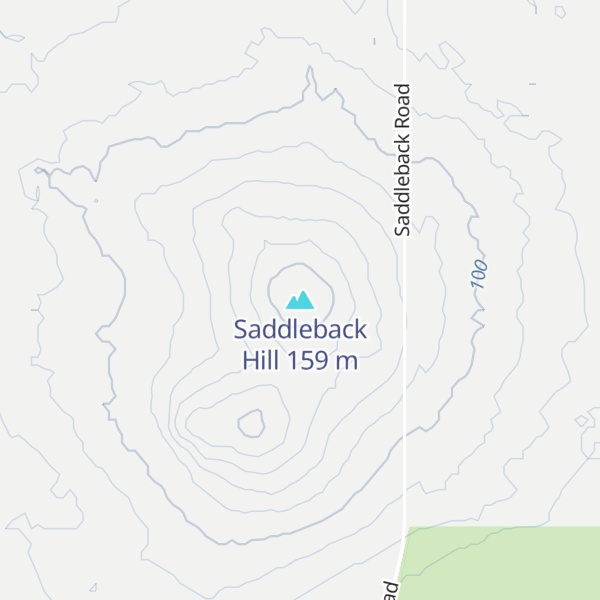Map of Saddleback Hill