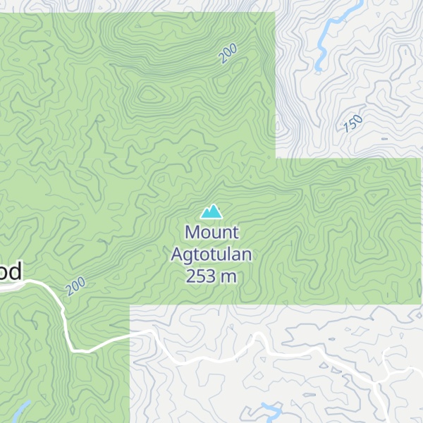 Map of Mount Agtotulan