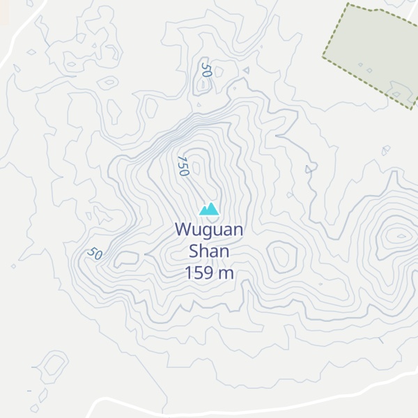 Map of Wuguan Shan