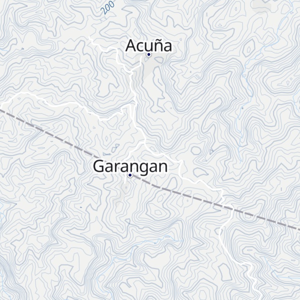 Map of Mount Bocboc