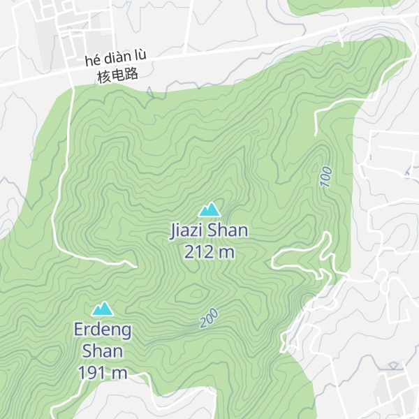 Map of Jiazi Shan