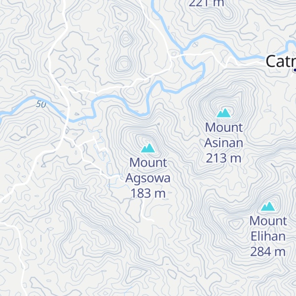 Map of Mount Agsowa