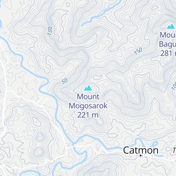 Map of Mount Mogosarok