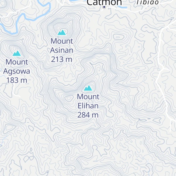 Map of Mount Elihan