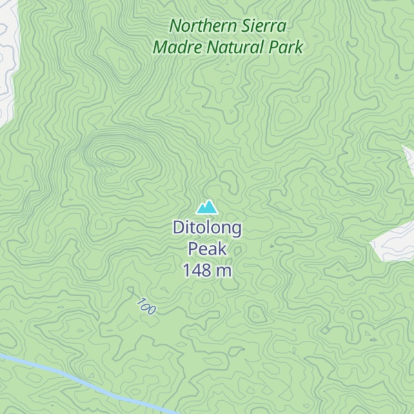 Map of Ditolong Peak